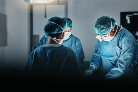 surgeon team in operating room